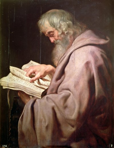 St. Simon (Simon the Zealot or Simon Kananaios) by Peter Paul Rubens